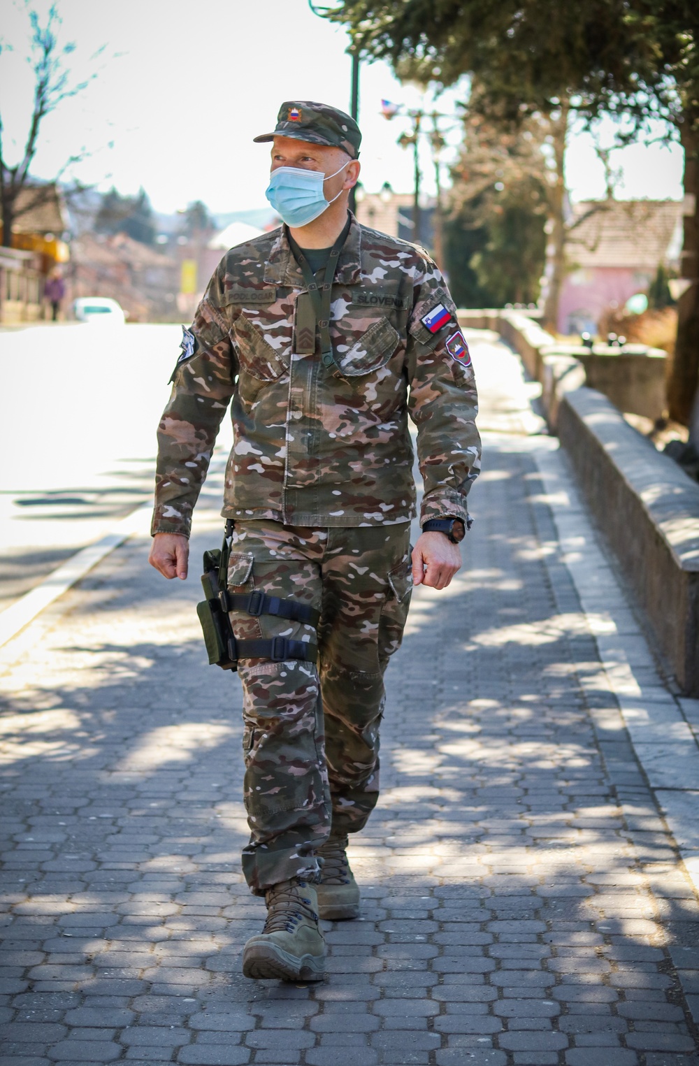 Slovenian LMT conducts routine patrol in Kosovo