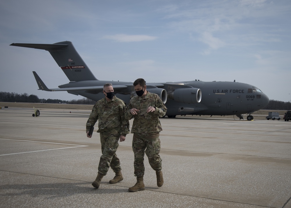 ANG director visits 167th Airlift Wing