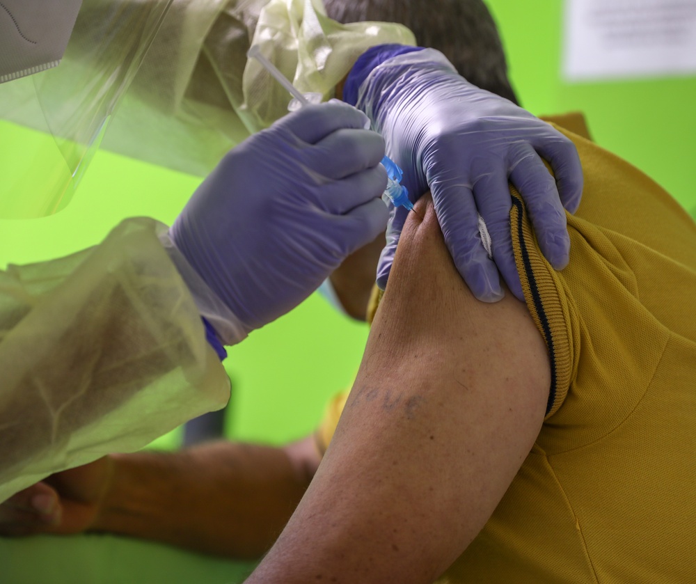 Elderly of Puerto Rico receive COVID-19 Vaccine