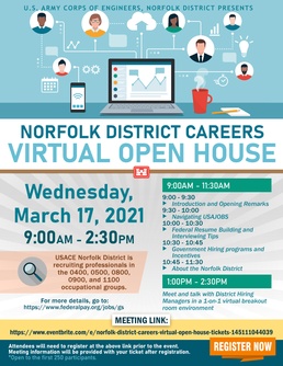Norfolk District Careers Virtual Open House Flyer