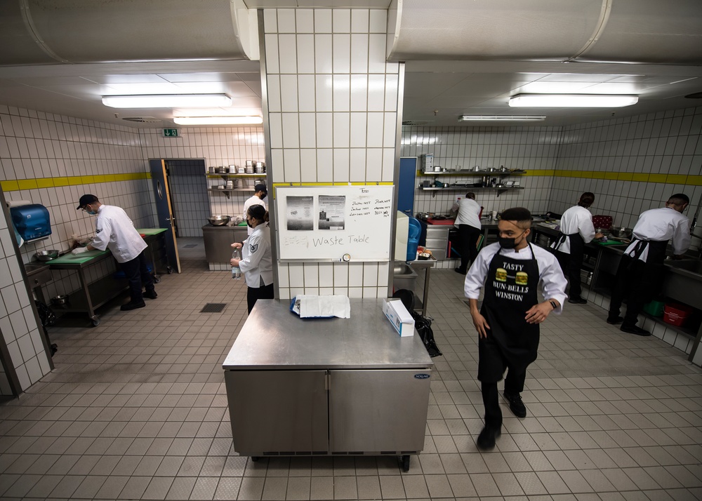 Not your grandpa’s chow hall: FSS Airmen wow judges during cook-off