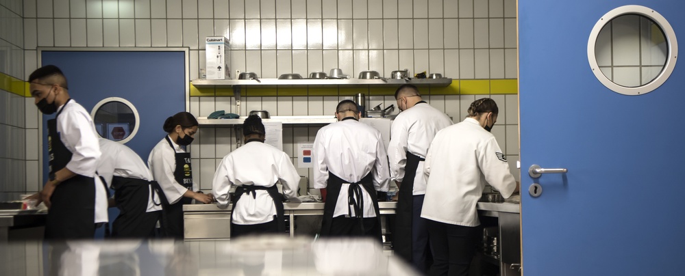 Not your grandpa’s chow hall: FSS Airmen wow judges during cook-off