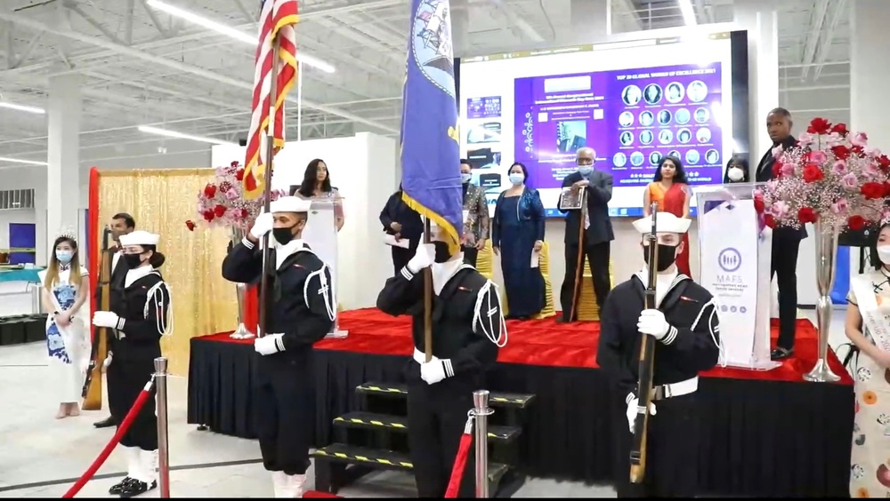 TSC Great Lakes Student Color Guard Performs at International Women’s Day Event