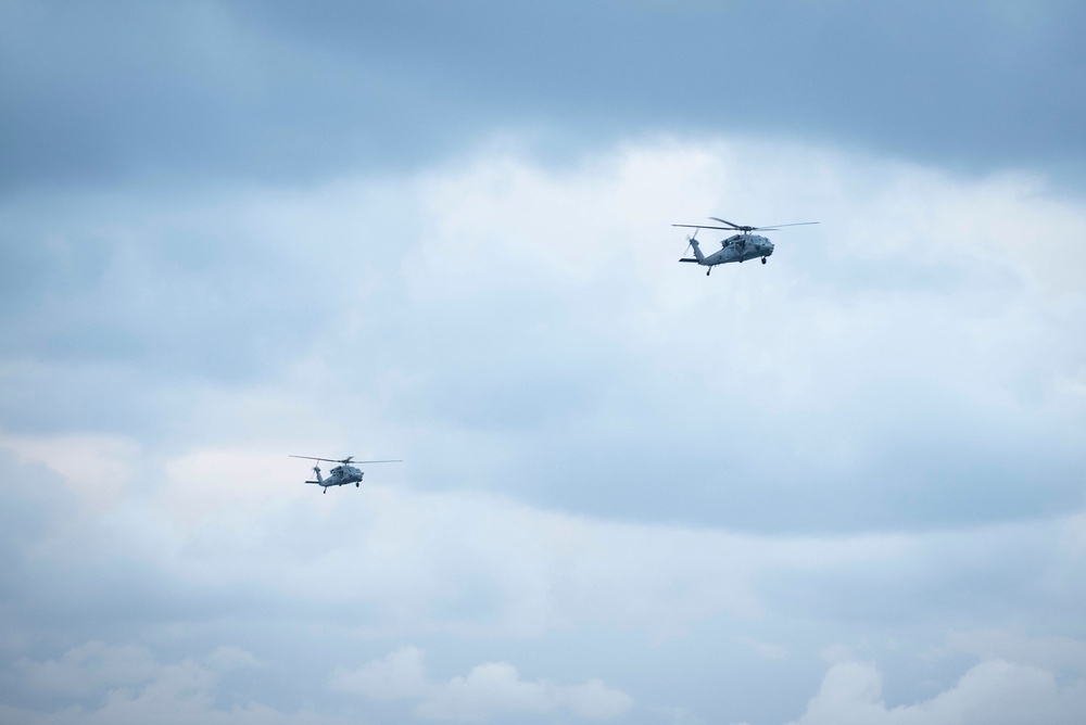 Mitscher Conducts Routine Operations in U.S. Sixth Fleet