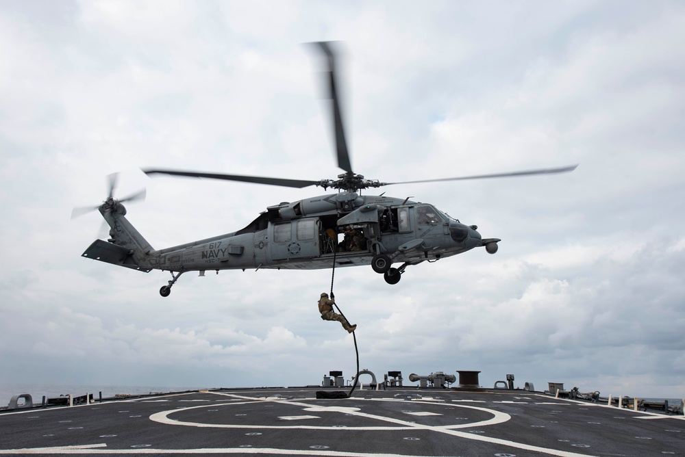 Mitscher Conducts Routine Operations in U.S. Sixth Fleet