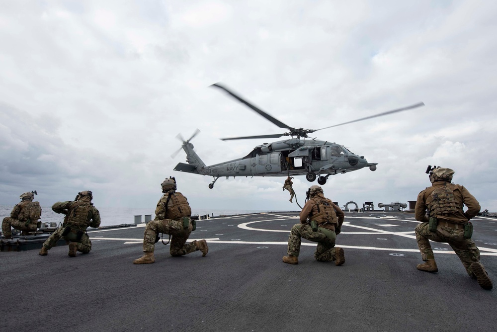 Mitscher Conducts Routine Operations in U.S. Sixth Fleet