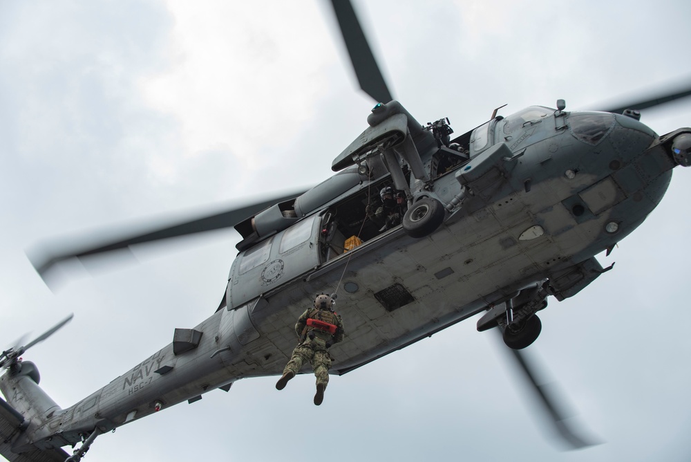 Mitscher Conducts Routine Operations in U.S. Sixth Fleet