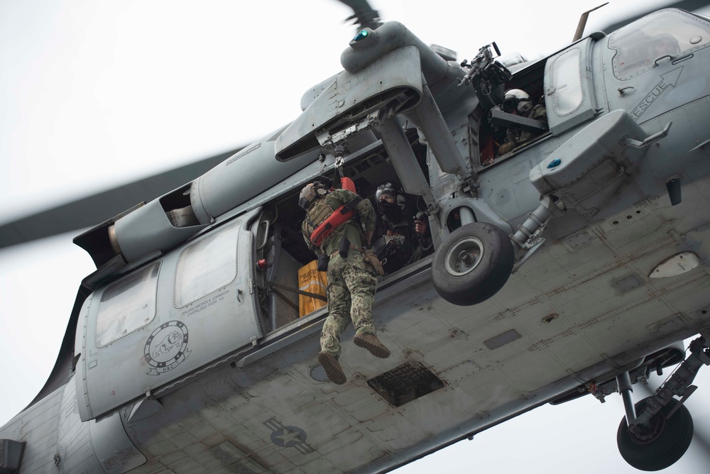 Mitscher Conducts Routine Operations in U.S. Sixth Fleet