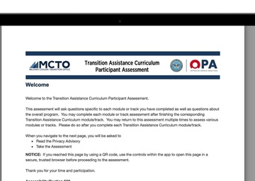 Feedback from Participants is Vital to the Success of the Transition Assistance Program