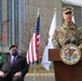 Illinois Adjutant General attends press conference to mark opening of United Center CVC