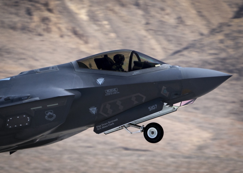 F-35 Lightning II takes off during Red Flag 21-2