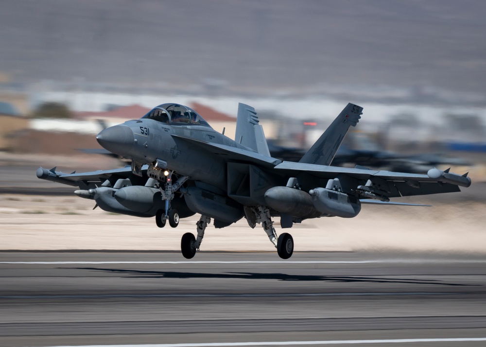 EA-18G Growler takes off during Red Flag 21-2
