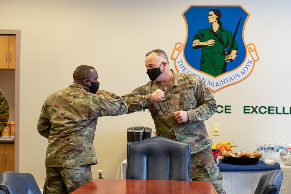 ANG Command Chief Williams visits 158th Fighter Wing
