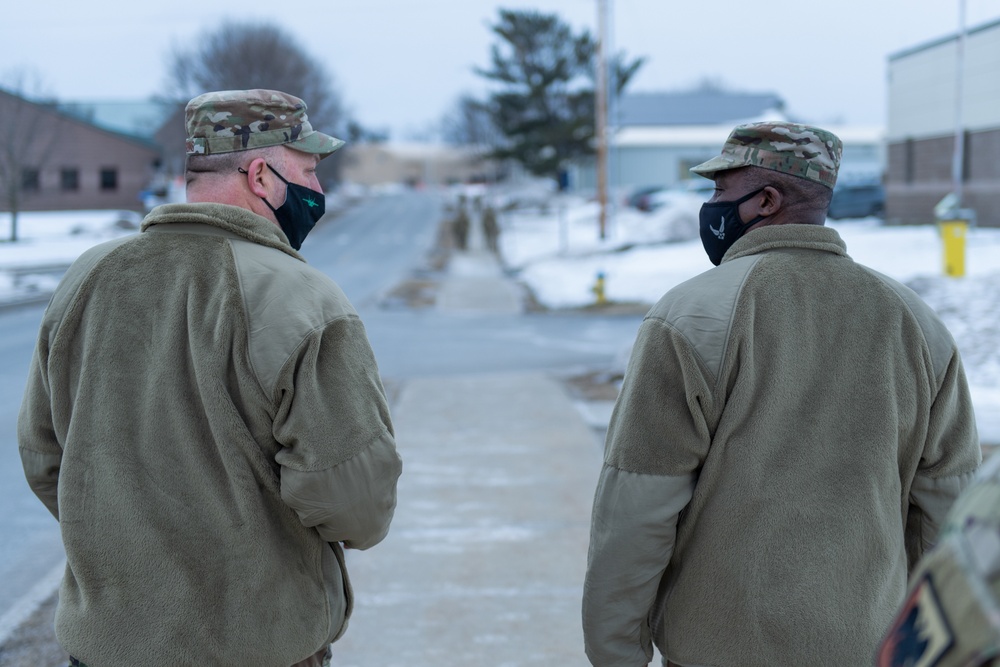 ANG Command Chief Williams visits 158th Fighter Wing