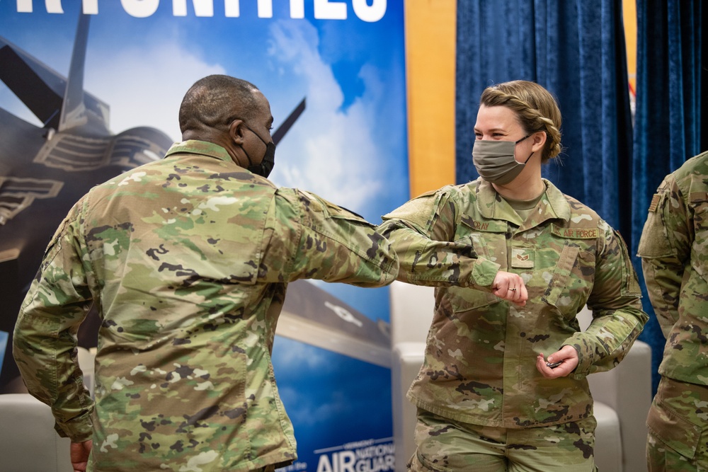 ANG Command Chief Williams visits 158th Fighter Wing