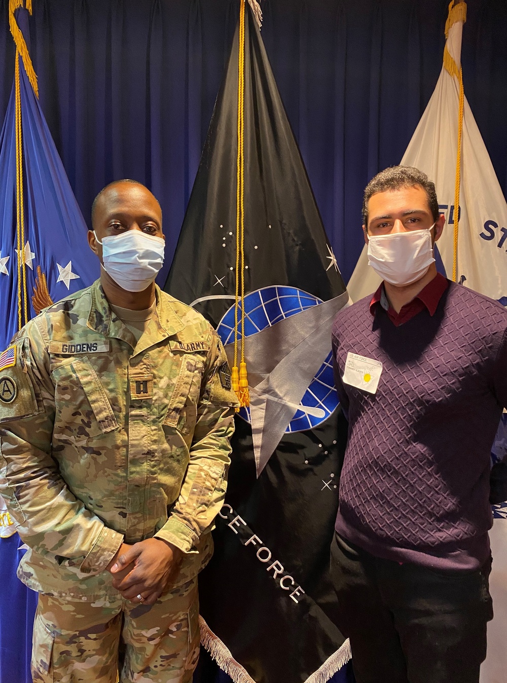 NYMEPS swears in their first Space Force recruit