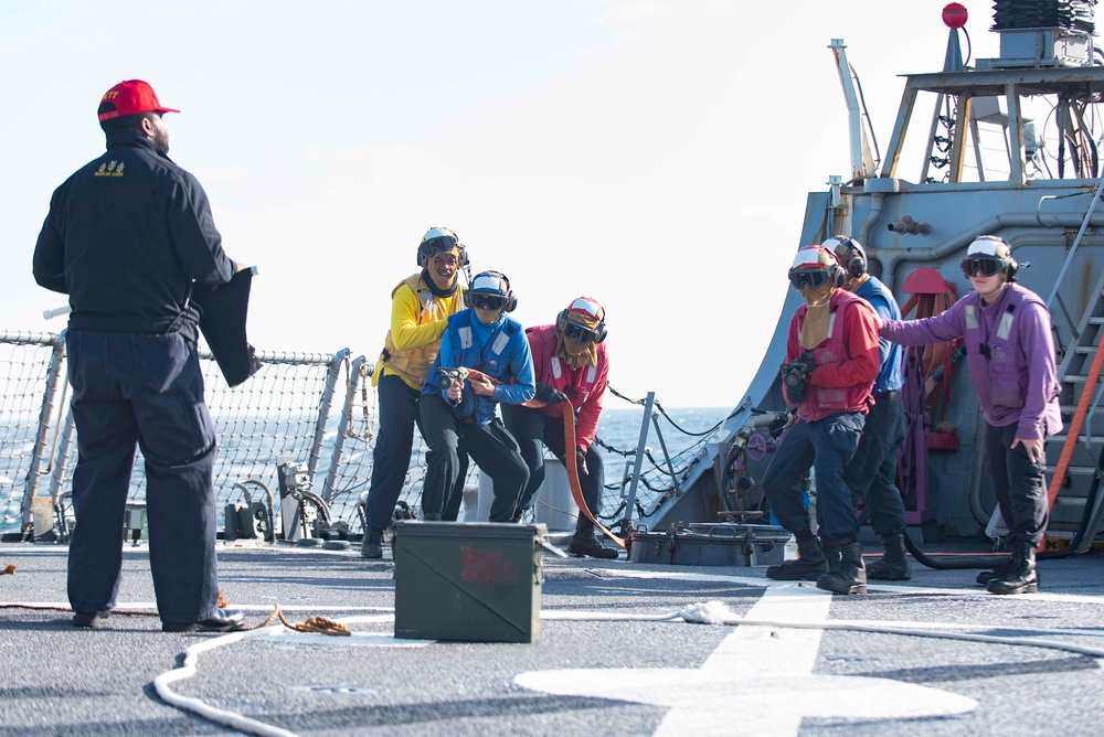 Mitscher Conducts Routine Operations in U.S. Sixth Fleet