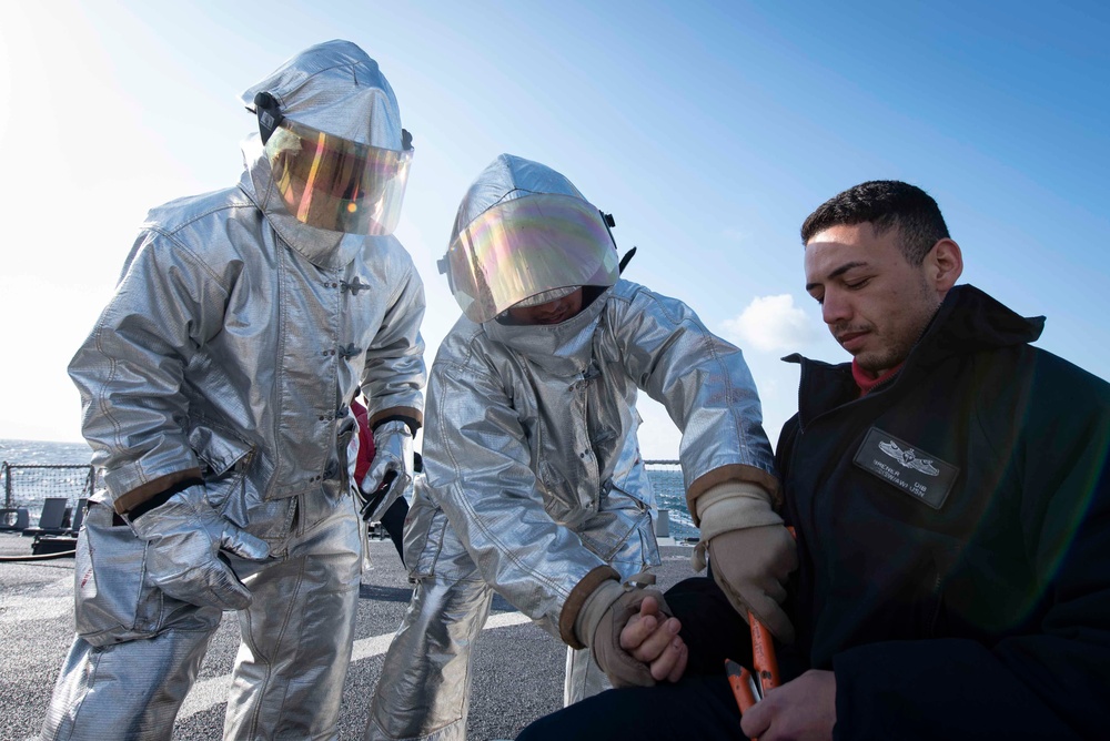 Mitscher Conducts Routine Operations in U.S. Sixth Fleet