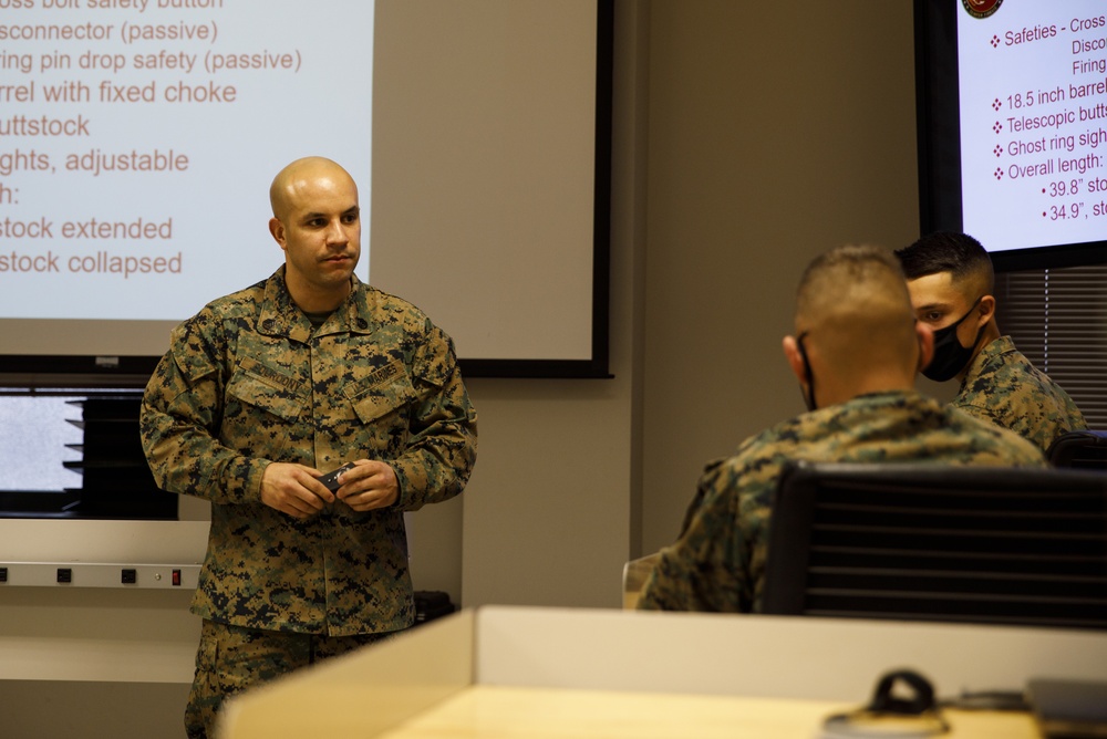 Marine recognized for dedication to students