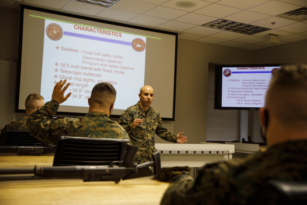 Marine recognized for dedication to students