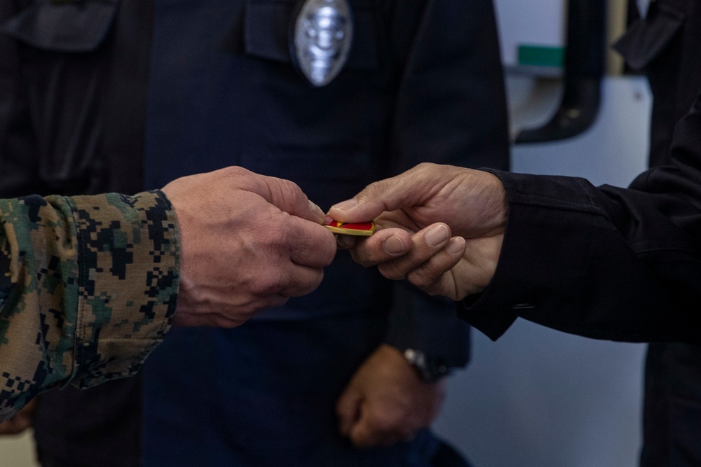 Japanese Security Guards receive awards