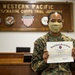 Sgt. Jerre’al Hayles awarded the 2020 Trial Service Office Marine of the Year