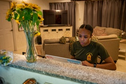 Sgt. Jerre’al Hayles awarded the 2020 Trial Service Office Marine of the Year