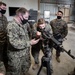 Marines receive Crew Served Weapons training from Maritime Expeditionary Security Group (MESG) 1 Training Evaluation Unit