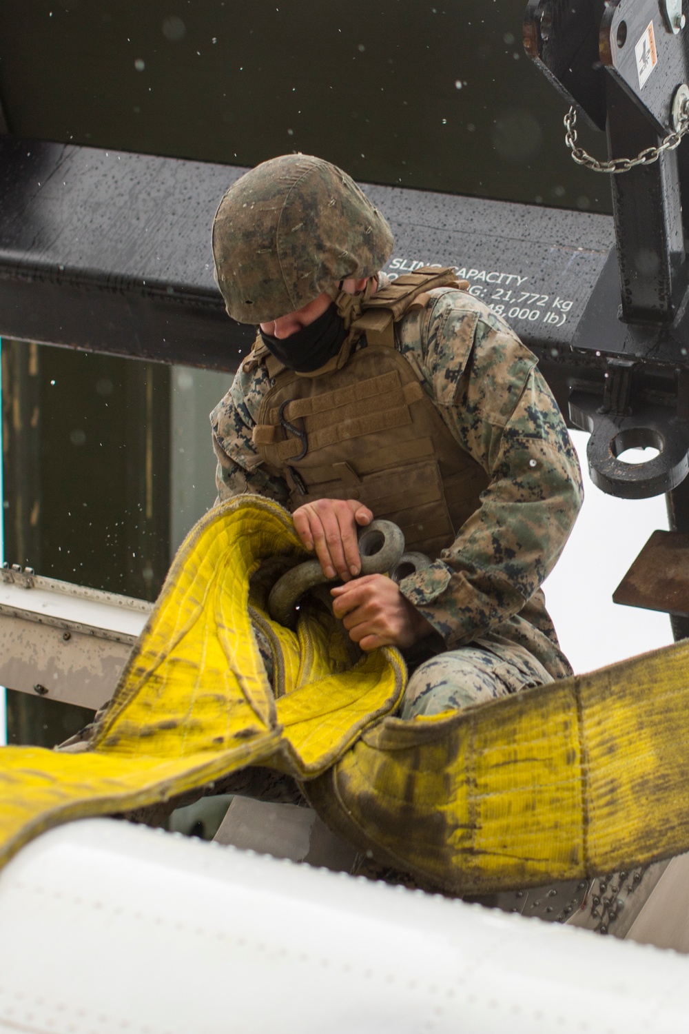 MWSS-171 Marines Train In Aircraft Recovery