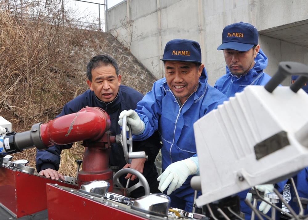 Yokota extends help to firefighters in Fukushima