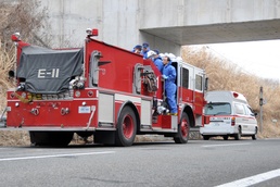 Yokota extends help to firefighters in Fukushima