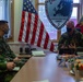 Chief of the Norwegian Joint Headquarters visits MRF-E Staff