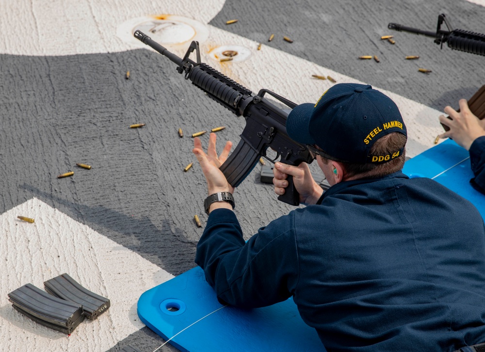 USS Curtis Wilbur conducts Live-Fire Exercise