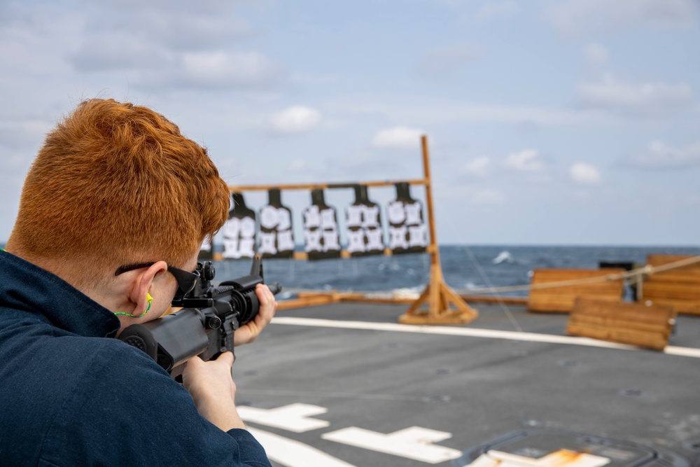 USS Curtis Wilbur conducts Live-Fire Exercise