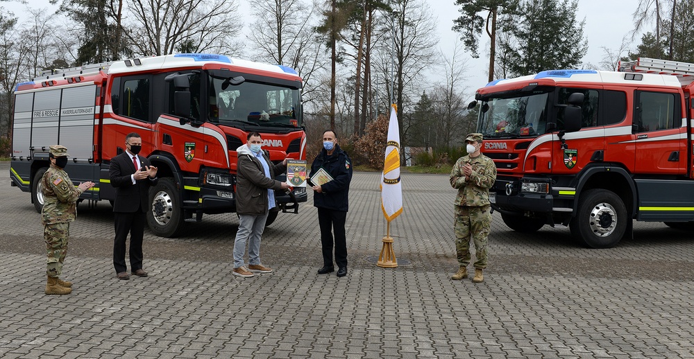 U.S. Army Garrison Rheinland-Pfalz Firefighter Awards Presentation