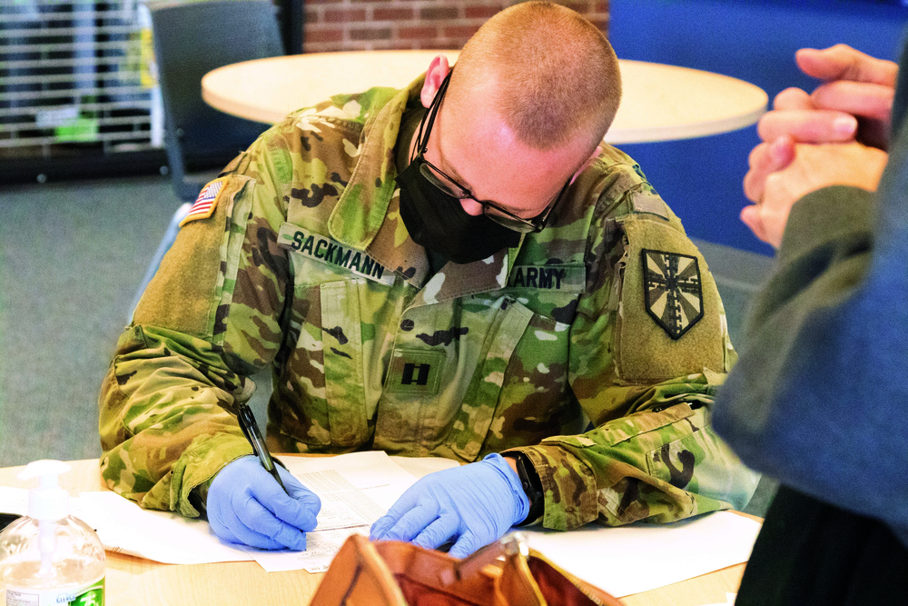 Michigan National Guard vaccinates those who protect and serve