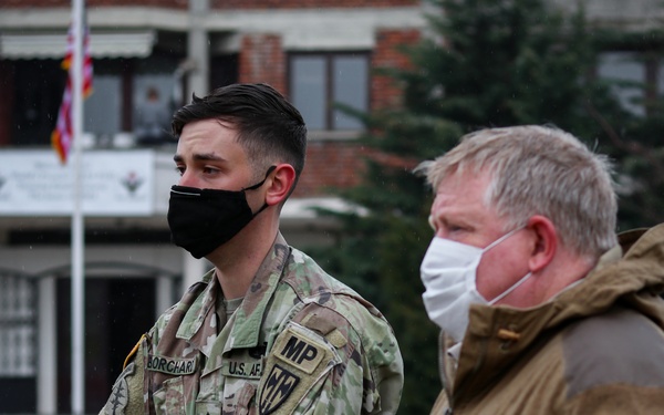KFOR military working dog handlers train with MAT Kosovo