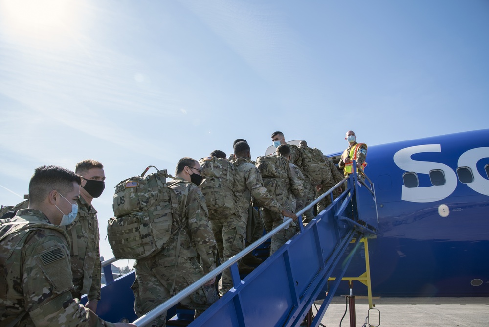 1-102nd leaves for Fort Bliss for mobilization training