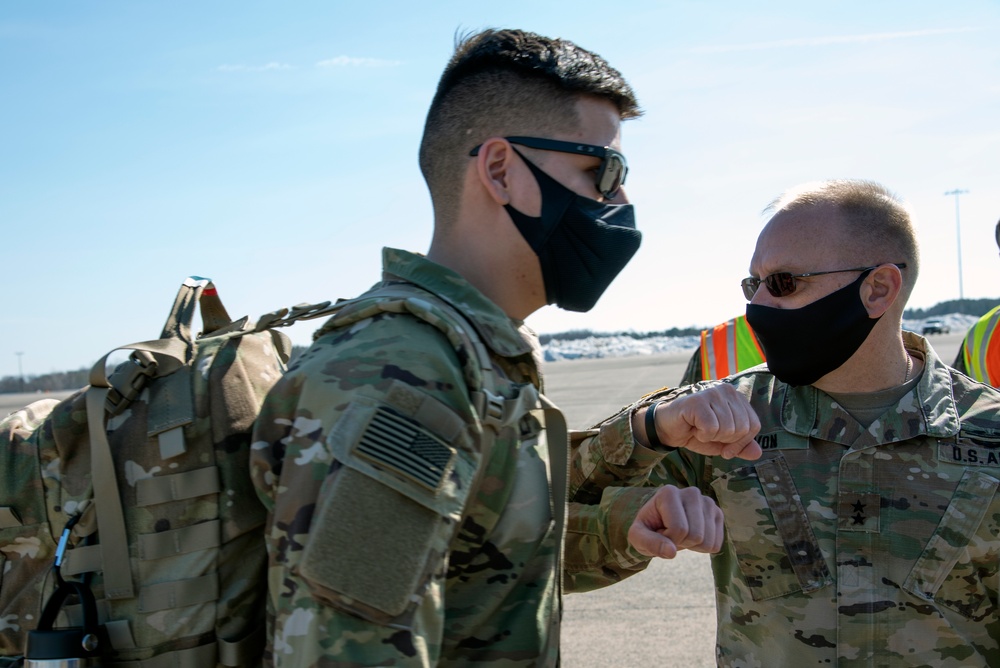 1-102nd leaves for Fort Bliss for mobilization training