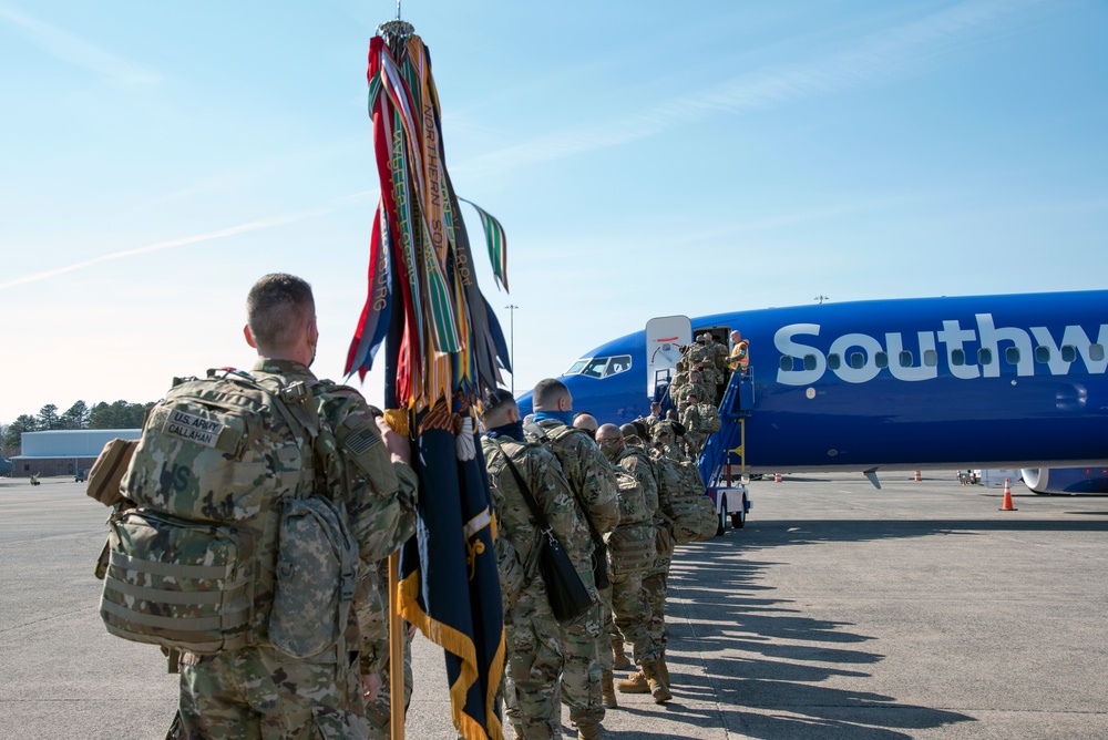 1-102nd leaves for Fort Bliss for mobilization training