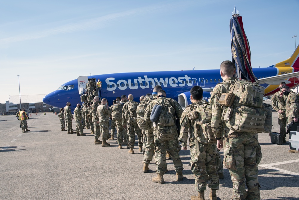 1-102nd leaves for Fort Bliss for mobilization training