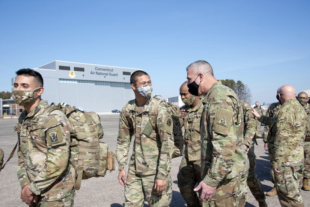 1-102nd leaves for Fort Bliss for mobilization training