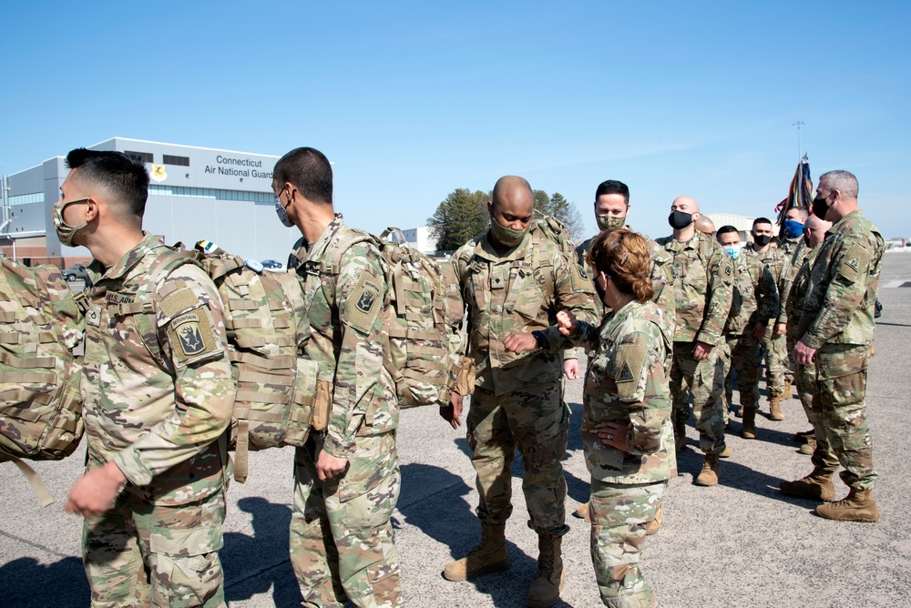 1-102nd leaves for Fort Bliss for mobilization training