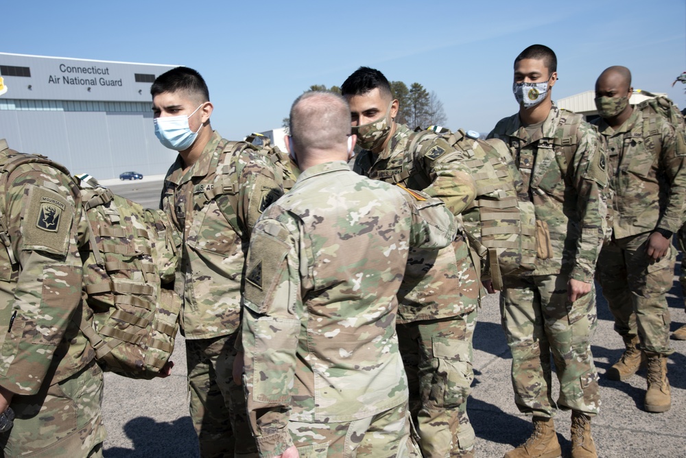 1-102nd leaves for Fort Bliss for mobilization training