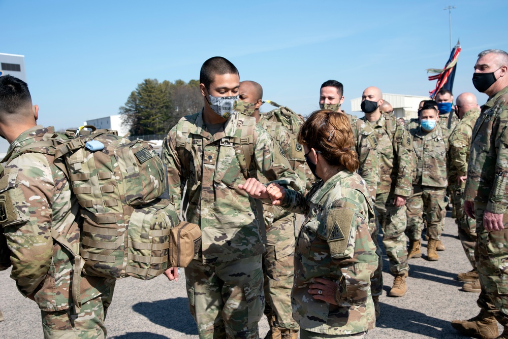 1-102nd leaves for Fort Bliss for mobilization training