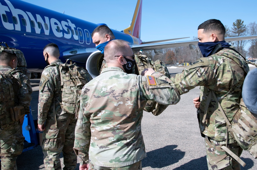 1-102nd leaves for Fort Bliss for mobilization training