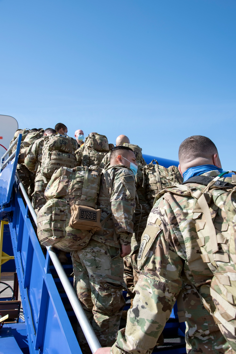 1-102nd leaves for Fort Bliss for mobilization training