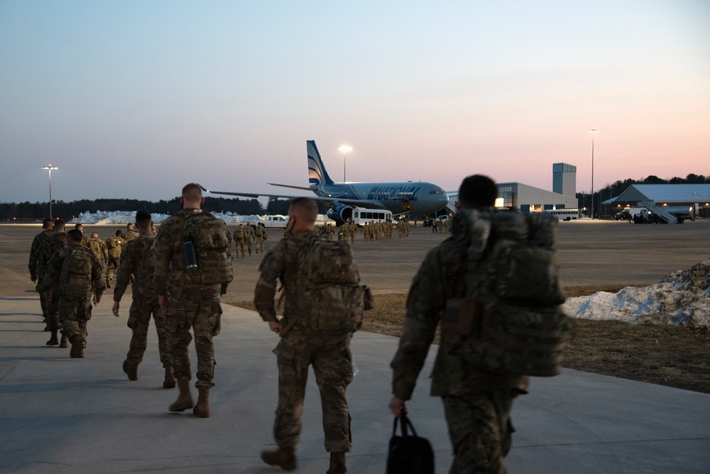 1-102nd leaves for Fort Bliss for mobilization training