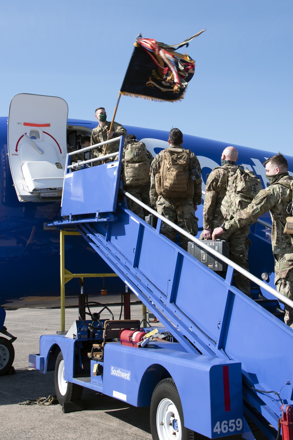 1-102nd leaves for Fort Bliss for mobilization training