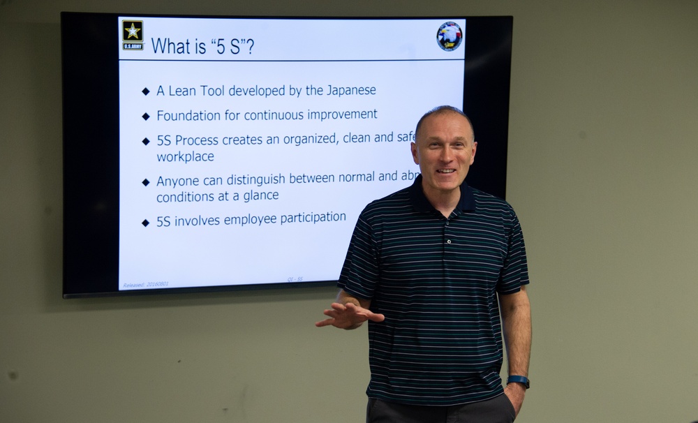 First Lean Six Sigma training course held at installation with 19 students